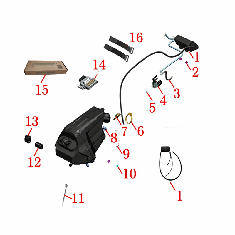 Despiece numerado
