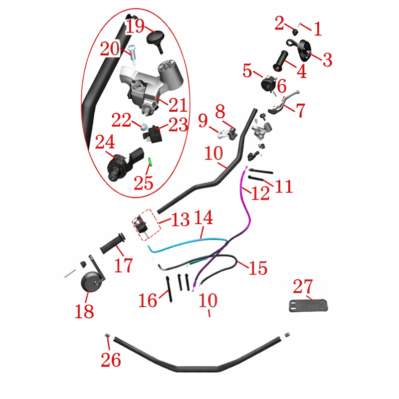 Despiece numerado