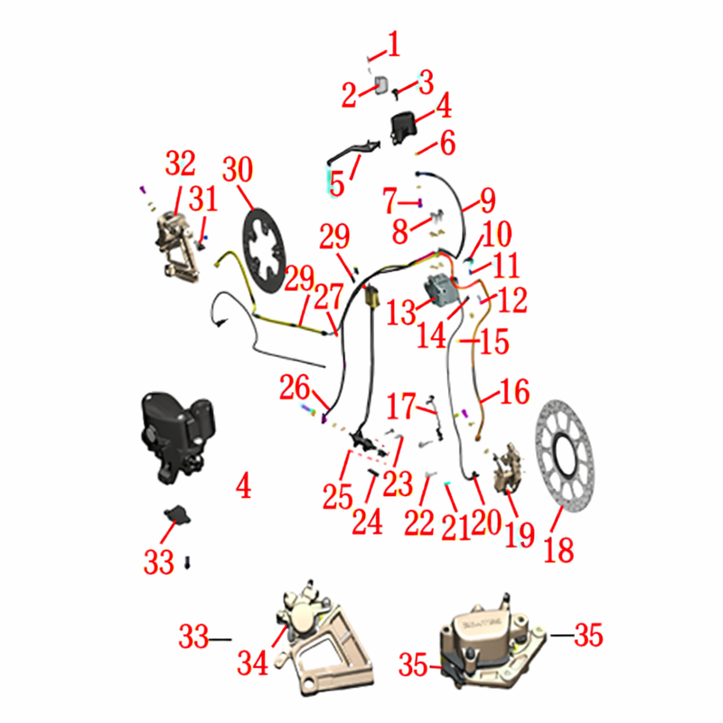 Despiece numerado