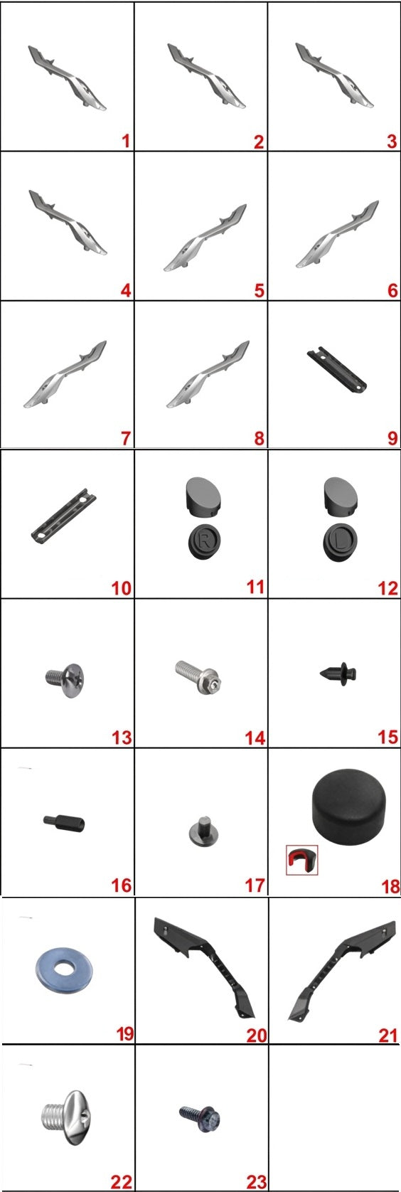Despiece numerado