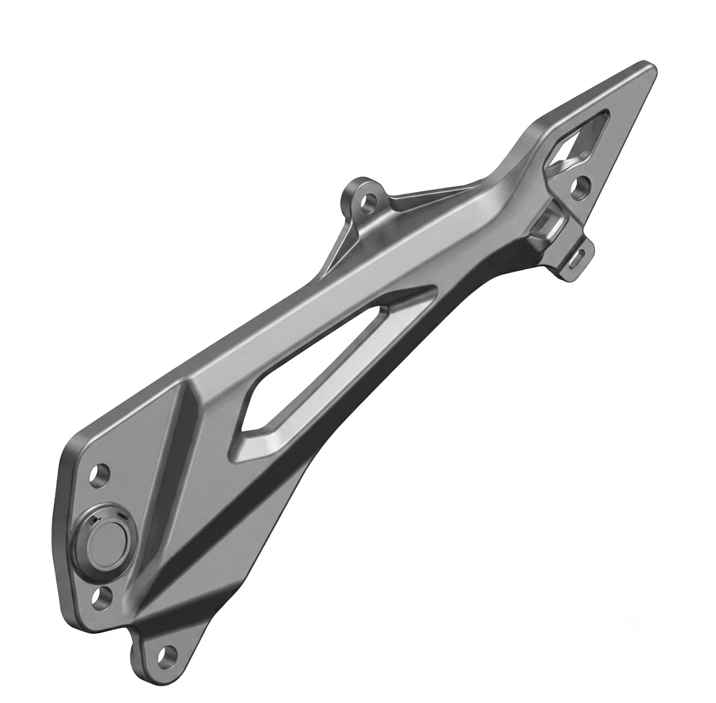 SOPORTE ESTRIBERAS IZQUIERDO GRIS