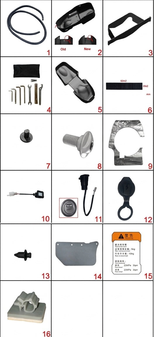 Despiece numerado